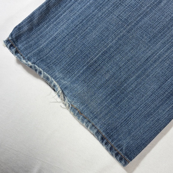Gap 1969 mens medium blue wash Vintage Bootcut denim jeans - size 33x32 - Picture 12 of 14